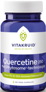 vitakruid quercetine 250mg capsules met phytosome technologie 60cp